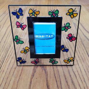 Urban Outfitters Habitat Butterfly photo picture frame small colorful